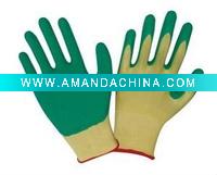 Wholesale nylon latex wrinkles gloves