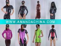 Wholesale Latex Catsuit Bodysuit Zentai Lycra Leather