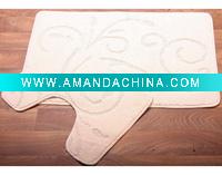 Wholesale Polyproplene bath mat set 2pcs