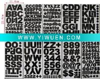Wholesale factory customize 2011 hottest fashion dream wonderful number plate stickers