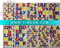 Wholesale factory custom 2011 fashion dream alphabet sticker