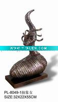 Wholesale Abstract female metal sculpture decorative