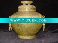 Wholesale bronze statue China Bronze Tank sculpture Remarkable