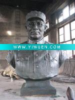 Wholesale Chinese bust man bronze sculpture