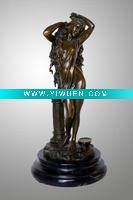 Wholesale bronze beauty sculpture