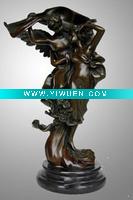 Wholesale Bronze lady dancer sculpture ( TPF-077)
