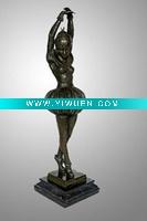 Wholesale bronze dancing woman sculpture ( TPF-060 )