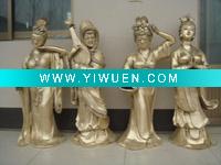 Wholesale Four ancient beauties bronze sculpture