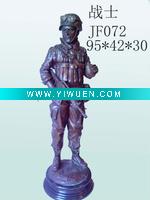 antique warriors sculpture bronze
