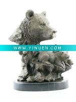 Wholesale bronze sculpture bear animal statue