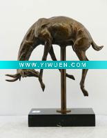 Wholesale bronze sculpture deer statue