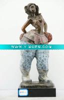 Wholesale bronze statuettes sculpture statue hooters girl