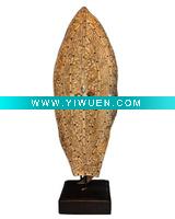 Wholesale High Quality Handmade Watsana Lucky Leaf Panel Wood Carving Thailand