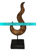Wholesale High Quality Handmade 9 Mongkol Number (Thai Lucky Sign) Wood Carving Thailand