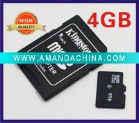 Wholesale Micro sd card 4gb, tf card, transflash memory card + Free Shipping