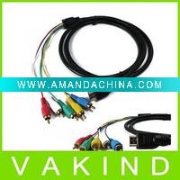 Wholesale HDMI To 5 RCA Handy Component Video Audio AV Cable C1