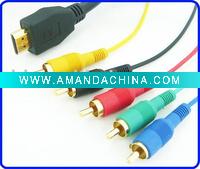 Wholesale HDMI to component video Audion AV Cable