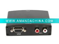 Wholesale HDMI to VGA+R/L Audio Converter,HDMI TO AV CONVERTER
