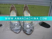Wholesale Silver bridal shoes , ladies wedding high heel shoes ( 8.5CM )