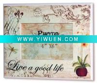 Wholesale Promotional fashionable flower photo frame