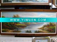 High quality wooden framed landscape oil painting