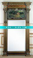Wholesale wooden antique style mirror frame