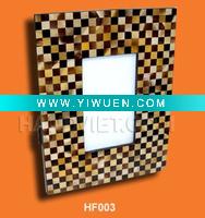 Wholesale Photo frame, Horn photoframe, Mother of pearl photoframe, Lacquer photoframe HF003