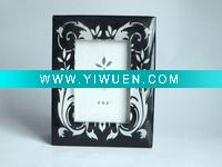 clear resin photo frame