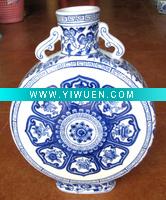 Wholesale Porcelain vase,Blue and white with bottle vase