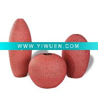 Wholesale red porcelain vase ,ceramic craft gift