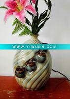 porcelain vase with fountain item(flower vase,home decor)