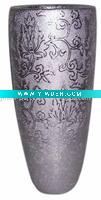 Wholesale titanium plating ceramic flower vase