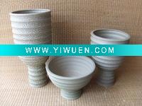 Wholesale Stone pattern artistic folk porcelain vase