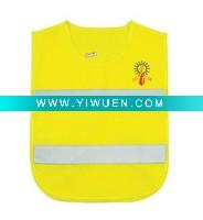 Wholesale EN1150 Children Reflective Safety Vest With Silk Screen