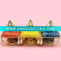 Hand Painting Crown Jewelry Boxes/Trinket Boxes