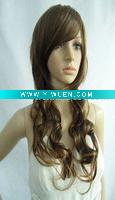 Wholesale Women Cosplay Party Heat Resistant Fibre long Hair Wig