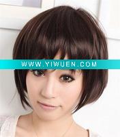 Wholesale female fashion Cosplay Party nylon hair Heat Resistant Fibre short Hair Wig
