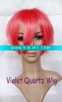Wholesale Full cap heat resistant fiber cosplay wig JKJ-077