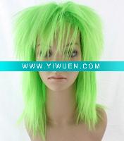 Wholesale Green cosplay hair wig