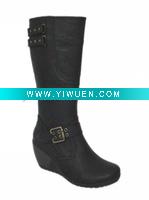 black platform online boot