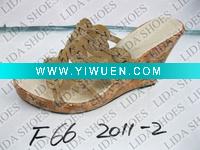 Wholesale Popular Lady Wedge Slipper