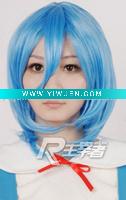 Wholesale EVA-Ayanami Rei/ Kanakubo Homare Cosplay Wig Anime Wig