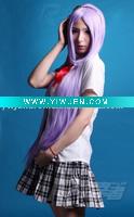 Wholesale COS-038B Saori Kido-Athena/Hiiragi Kagami/Sarutobi Ayame cosplay wigs