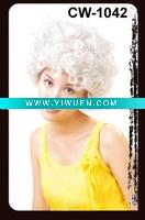 Wholesale CW-1042 white and short wigs for cosplay