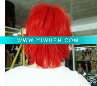 Wholesale Afro Cosplay Red Synthetic Hair Wigs