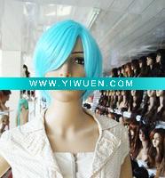 Wholesale Made in China Cosplay Blue Wigs Hair