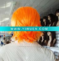 Wholesale Makeup Cosplay Orange Full Lace Wig