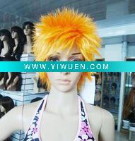 Wholesale Cool Style Short Cosplay Orange Wig