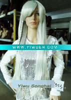 Wholesale Beautiful Long Cosplay White Hair Wigs