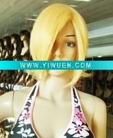 Wholesale Short Cosplay Brown Human Hair Wig